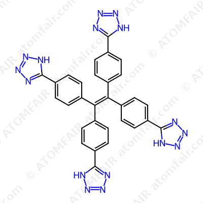 5,5',5'',5'''-(1,2-ethenediylidenetetra-4,1-phenylene)tetrakis-2H-Tetrazole (CAS: 1818888-42-4)
