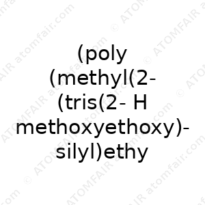 (poly (methyl(2-(tris(2-H methoxyethoxy)silyl)ethyl)siloxane))) (CAS: N/A)