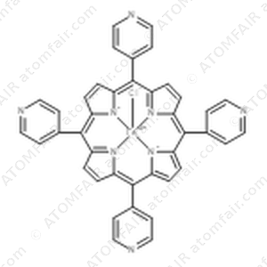 Fe(III) meso-Tetra (4-pyridyl) Porphine Chloride (CAS: 55621-88-0)