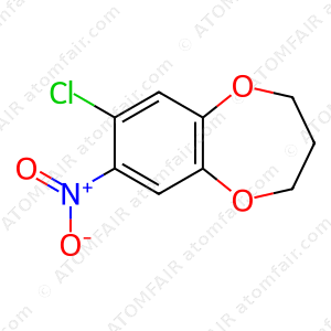 7-chloro-8-nitro-3,4-dihydro-2H-benzo[b][1,4]dioxepine (CAS: N/A)