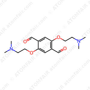 2,5-Bis[2-(dimethylamino)ethoxy]-1,4-benzenedicarboxaldehyde (CAS: 1379909-22-4)
