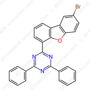 1,3,5-Triazine, 2-(8-bromo-4-dibenzofuranyl)-4,6-diphenyl (CAS: 1821221-55-9)