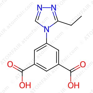 4,4',4'',4''',4'''',4'''''-(9,10-dihydro-9,10[1',2']-benzenoanthracene-2,3,6,7,14,15-hexayl)hexakis-Benzoic acid (CAS: 1883781-17-6)