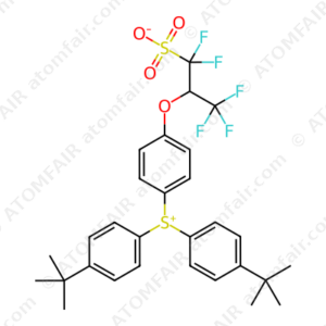 Sulfonium, [4-[1-(difluorosulfomethyl)-2,2,2-trifluoroethoxy]phenyl]bis[4-(1,1-dimethylethyl)phenyl]-, inner salt (CAS: 1465790-38-8)