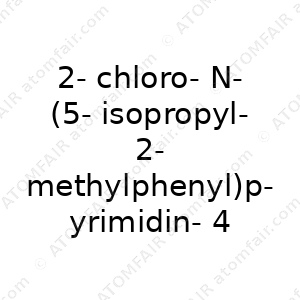2-chloro-N-(5-isopropyl-2-methylphenyl)pyrimidin-4-amine (CAS: N/A)