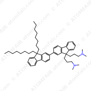 Poly[(9,9-bis(3-(N,N-dimethylamino)propyl)-2,7- fluorene)-alt-2,7-(9,9-dioctylfluorene)] (CAS: 673474-75-4)