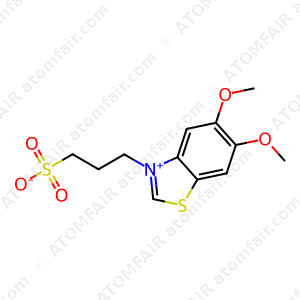 3-(5,6-dimethoxy-1,3-benzothiazol-3-yl-3-ium)propane-1-sulfonate (CAS: 188999-66-8)