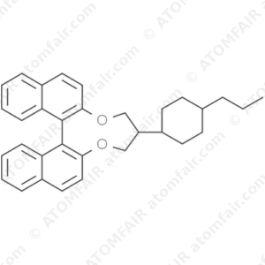 4H-Dinaphtho[2,1-f:1',2'-h][1,5]dioxonin,5,6-dihydro-5-(trans-4-propylcyclohexyl)-,(13bs) (CAS: 477327-64-3)