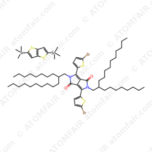 Poly{2,2'-[(2,5-bis(2-octyldodecyl)-3,6-dioxo-2,3,5,6- tetrahydropyrrolo[3,4-c]pyrrole-1,4-diyl)]dithiophene-5,5'-diyl-alt-thieno[3,2-b]thiophen-2,5-diyl} (CAS: 1260685-65-1)