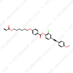 2-chloro-4-((4-methoxyphenyl)ethynyl)phenyl 4-((6-(acryloyloxy)hexyl)oxy)benzoate (CAS: N/A)