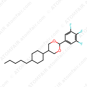 5-(4-pentylcyclohexyl)-2-(3,4,5-trifluorophenyl)-1,3-dioxane (CAS: N/A)