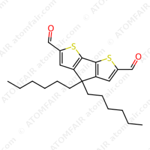 4,4-Dihexyl-4H-cyclopenta[2,1-b:3,4-b']dithiophene-2,6-dicarbaldehyde (CAS: 1679381-53-3)