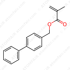 2-Propenoic acid, 2-methyl-, [1,1'-biphenyl]-4-ylmethyl ester (CAS: 54954-91-5)