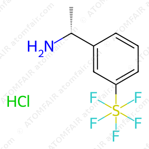 (R)-1-(3-(Pentafluoro-l6-sulfaneyl)phenyl)ethan-1-amine hydrochloride (CAS: 2814495-26-4)