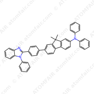 9,9-Dimethyl-N,N-diphenyl-7-(4-(1-phenyl-1H-benzo[d]imidazol-2-yl)phenyl)-9H-fluoren-2-amine (CAS: 1705571-72-7)
