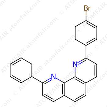 1,10-Phenanthroline, 2-(4-bromophenyl)-9-phenyl (CAS: 197442-25-4)