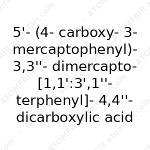 5'-(4-carboxy-3-mercaptophenyl)-3,3''-dimercapto-[1,1':3',1''-terphenyl]-4,4''-dicarboxylic acid (CAS: N/A)