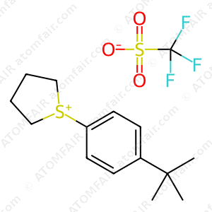 Thiophenium, 1-[4-(1,1-dimethylethyl)phenyl]tetrahydro-, 1,1,1-trifluoromethanesulfonate (1:1) (CAS: 220155-95-3)
