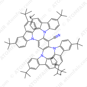 2,3,5,6-Tetrakis[3,6-bis(1,1-dimethylethyl)-9H-carbazol-9-yl] benzonitrile (CAS: 2055722-93-3)