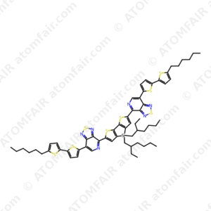 5,5'-Bis((4-(7-hexylthiophen-2-yl)thiophen-2-yl)-[1,2,5] thiadiazolo[3,4-c]pyridine)-3,3'-di-2-ethylhexylsilylene-2,2'- bithiophene (CAS: 1351374-94-1)