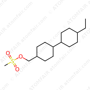 trans-4-(trans-4-Ethylcyclohexyl)cyclohexyl]methyl methanesulfonate (CAS: 819862-02-7)