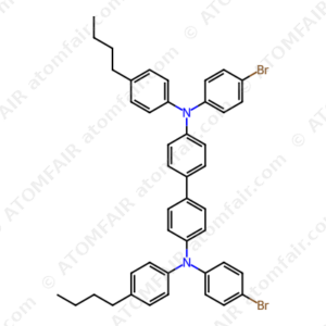 N4,N4'-bis(4-bromophenyl)-N4,N4'-bis(4-butylphenyl)-[1,1'-biphenyl]-4,4'-diamine (CAS: 790235-81-3)