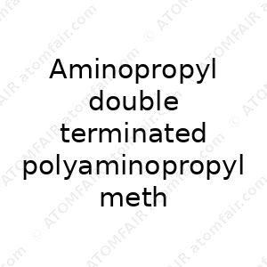 Aminopropyl double terminated polyaminopropyl methyl polydimethylsiloxane side ammonia 3%, 6%, 9% (CAS: N/A)