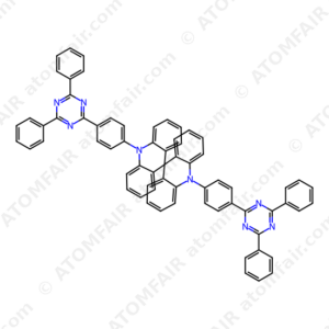 10,10-Bis[4-(4,6-diphenyl-1,3,5-triazin-2-yl)phenyl]-9,9- spirobi(acridine) (CAS: 2107977-57-9)