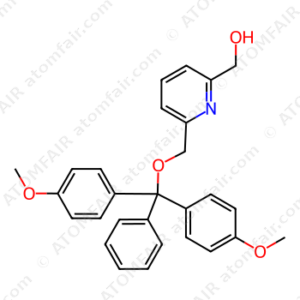 6-[Bis(4-methoxyphenyl)phenylmethoxylmethyl]-2-pyridinemethanol (CAS: 120510-52-3)