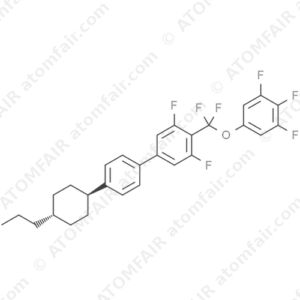 1,1'-Biphenyl, 4-[difluoro(3,4,5-trifluorophenoxy)methyl]-3,5-difluoro-4'-(trans-4-propylcyclohexyl) (CAS: 303186-22-3)