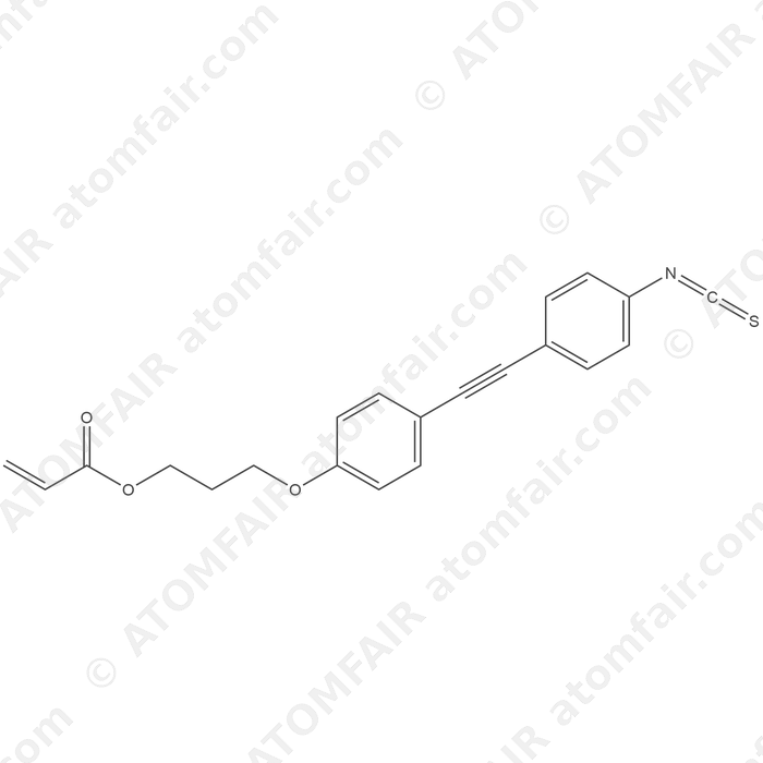 3-(4-((4-isothiocyanatophenyl)ethynyl)phenoxy)propyl acrylate (CAS: 1172994-14-7)