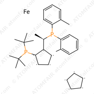 (S)-1-[(R)-2-(DI-TERT.-BUTYLPHOSPHINO)FERROCENYL]ETHYLBIS(2-METHYLPHENYL)PHOSPHI (CAS: 849924-77-2)