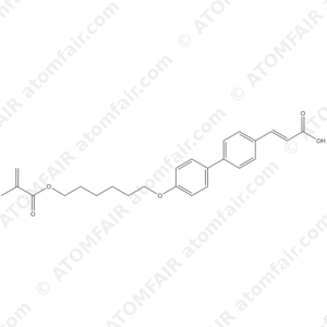 (E)-3-(4'-((6-(methacryloyloxy)hexyl)oxy)-[1,1'-biphenyl]-4-yl)acrylic acid (CAS: 1039739-05-3)