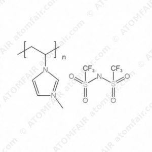 Poly-1-vinyl-3-methylimidazole bis(trifluoromethyl)sulfonyl imide salt (CAS: N/A)