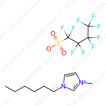 1-hexyl-3-methylimidazolium perfluorobutanesulfonate (CAS: N/A)