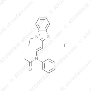 Benzothiazolium, 2-[(1E)-2-(acetylphenylamino)ethenyl]-3-ethyl-, iodide (1:1) (CAS: 928047-94-3)