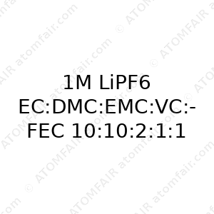 1M LiPF6 EC:DMC:EMC:VC:FEC 10:10:2:1:1 (CAS: N/A)