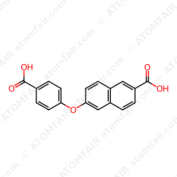 6-(4-Carboxyphenoxy)-2-naphthoic acid (CAS: 124396-97-0)