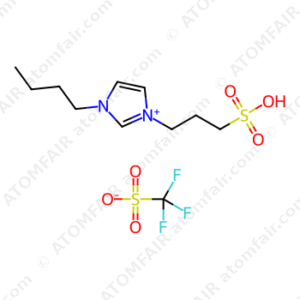 1-propylsulfonic-3-butylimidazolium trifluoromethanesulfonate (CAS: 613673-26-0)