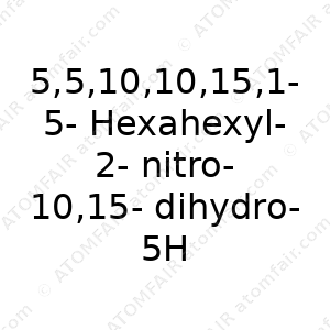 5,5,10,10,15,15-Hexahexyl-2-nitro-10,15-dihydro-5H-diindeno[1,2-a:1',2'-c]fluorene (CAS: N/A)