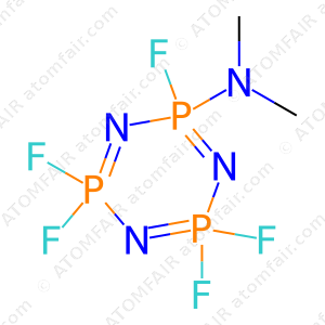 1,3,5,2,4,6-Triazatriphosphorine, 2-(dimethylamino)-2,4,4,6,6-pentafluoro-2,2,4,4,6,6-hexahydro- (8CI,9CI) (CAS: 23208-17-5)
