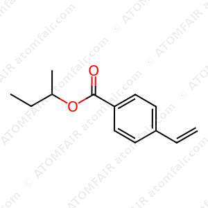 Benzoic acid, 4-ethenyl-, 1-methylpropyl ester (CAS: 1195529-37-3)