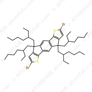 2,7-Dibromo-4,4,9,9-tetrakis(2-ethylhexyl)-4,9-dihydro-s-indaceno[1,2-b:5,6-b']dithiophene (CAS: N/A)