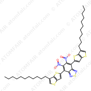 2,1,3-Benzothiadiazole, 5,6-dinitro-4,7-bis(6-undecylthieno[3,2-b]thien-2-yl) (CAS: 2304444-50-4)
