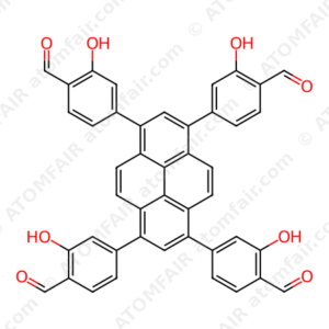1,3,6,8-TETRAKIS(4-FORMYL-3-HYDROXYLPHENYL)PYRENE (CAS: 3026126-56-4)