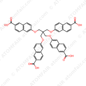 2-Naphthalenecarboxylic acid, 6,6'-[[2,2-bis[[(6-carboxy-2-naphthalenyl)oxy]methyl]-1,3-propanediyl]bis(oxy)]bis (CAS: 1352998-95-8)