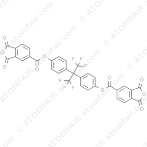 5-Isobenzofurancarboxylic acid, 1,3-dihydro-1,3-dioxo-, 5,5'-[[2,2,2-trifluoro-1-(trifluoromethyl)ethylidene]di-4,1-phenylene] ester (CAS: 98180-50-8)