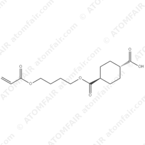 1,4-Cyclohexanedicarboxylic acid, 1-[4-[(1-oxo-2-propen-1-yl)oxy]butyl] ester, trans (CAS: 1059060-59-1)