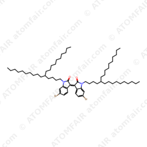 2H-Indol-2-one, 6-bromo-3-[6-bromo-1-(5-decylpentadecyl)-1,2-dihydro-2-oxo-3H-indol-3-ylidene]-1-(5-decylpentadecyl)-1,3-dihydro (CAS: 1413918-81-6)