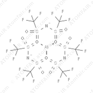 Aluminum, tris[1,1,1-trifluoro-N-[(trifluoromethyl)sulfonyl-κO]methanesulfonamidato-κO]-, (OC-6-11) (CAS: 175438-45-6)